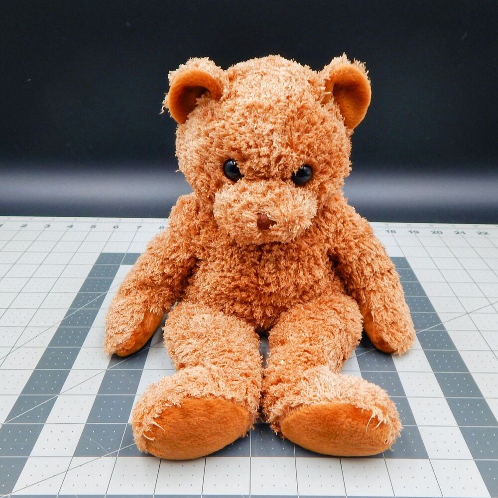Ty Classic TySilk Binks Teddy Bear Plush 14 Inch Stuffed Animal 2002 Brown